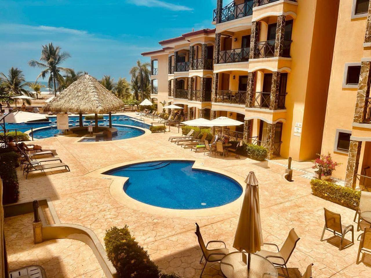 Apartamento De Lujo Las 3 Gotas Jaco, Frente Al Mar Con Vista A La Playa Ngoại thất bức ảnh