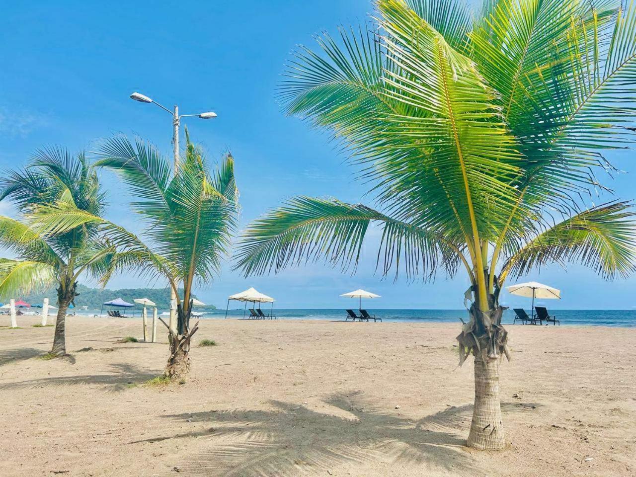 Apartamento De Lujo Las 3 Gotas Jaco, Frente Al Mar Con Vista A La Playa Ngoại thất bức ảnh